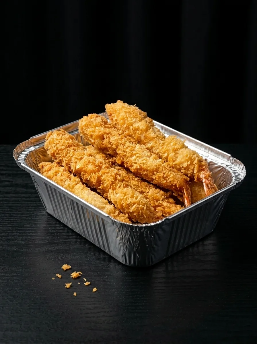 Ebi Tempura con Ali-Oli de Wasabi